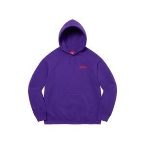 Supreme Ralph Steadman Skull Purple Hooded Sweatshirt SS22 Size XXL